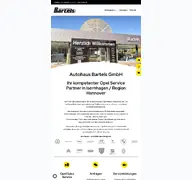 Kleine Seitenvorschau von autobartels.de