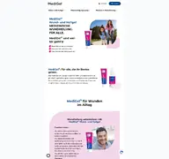 Kleine Seitenvorschau von medigel.de