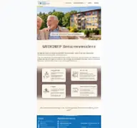 Kleine Seitenvorschau von medigreif-seniorenresidenz.de
