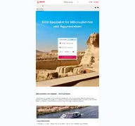 Kleine Seitenvorschau von ecco-reisen.de