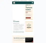 Kleine Seitenvorschau von tierheim-hallein.at