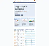 Kleine Seitenvorschau von medikompass.de