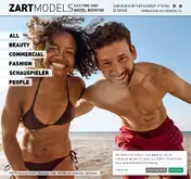 Kleine Seitenvorschau von zart.de
