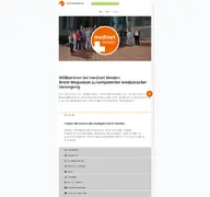 Kleine Seitenvorschau von medinet-senden.de