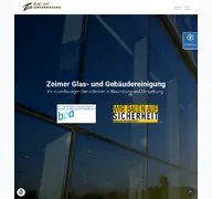 Kleine Seitenvorschau von zeimer-gebaeudereinigung.de