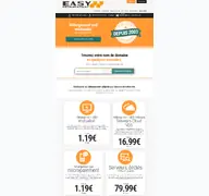 Kleine Seitenvorschau von easy-hebergement.net