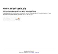 Kleine Seitenvorschau von meditech.de