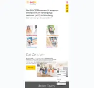 Kleine Seitenvorschau von meditz-wuerzburg.de