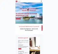 Kleine Seitenvorschau von medizinrecht-rath.de