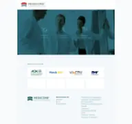 Kleine Seitenvorschau von medscore.de