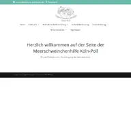 Kleine Seitenvorschau von meerschweinchen-poll.de