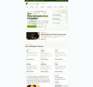 Kleine Seitenvorschau von meerschweinchen-ratgeber.de