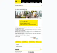 Kleine Seitenvorschau von welcome.dresden.de