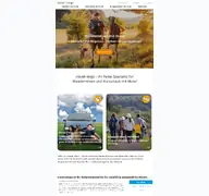 Kleine Seitenvorschau von travel4dogs.de