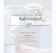Kleine Seitenvorschau von zahnarztpraxis-rahmsdorf.de