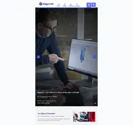 Kleine Seitenvorschau von megacad.de