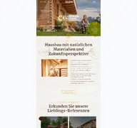 Kleine Seitenvorschau von chiemgauer-holzhaus.de