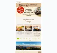 Kleine Seitenvorschau von chiemgau-genuss.de