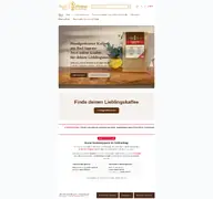 Kleine Seitenvorschau von kaffeeroesterei-badsaarow.de