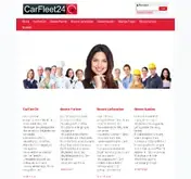 Kleine Seitenvorschau von carfleet24.de