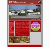 Kleine Seitenvorschau von tsv-offingen.de
