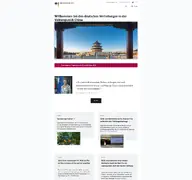 Kleine Seitenvorschau von china.diplo.de