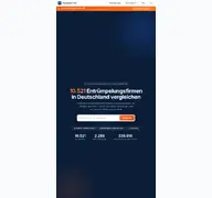 Kleine Seitenvorschau von raeumungsfinder.de