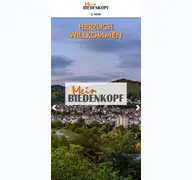 Kleine Seitenvorschau von mein-biedenkopf.de