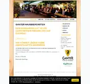 Kleine Seitenvorschau von ganter-hausbiergarten.de