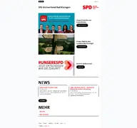 Kleine Seitenvorschau von spd-kv-bad-kissingen.de