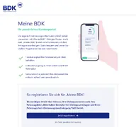Kleine Seitenvorschau von meine.bdk-bank.de
