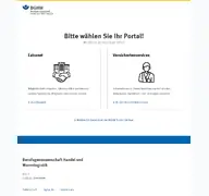 Kleine Seitenvorschau von meine.bghw.de