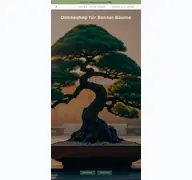 Kleine Seitenvorschau von meinebonsai.de