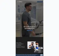 Kleine Seitenvorschau von zahnwerk-schweinfurt.de