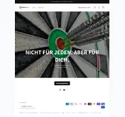 Kleine Seitenvorschau von dartspeak.de