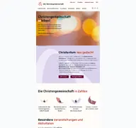 Kleine Seitenvorschau von christengemeinschaft.de