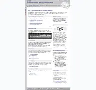 Kleine Seitenvorschau von ctan.org
