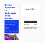 Kleine Seitenvorschau von meine.heimkehr-hannover.de