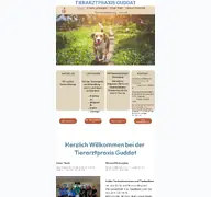 Kleine Seitenvorschau von tierarztpraxis-guddat.de