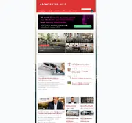 Kleine Seitenvorschau von architektur-welt.de