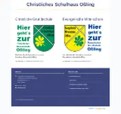Kleine Seitenvorschau von christliches-schulhaus-ossling.de