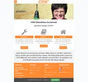 Kleine Seitenvorschau von christliches-sozialwerk-ggmbh.de