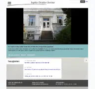 Kleine Seitenvorschau von sophie-drinker-institut.de