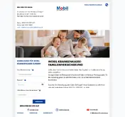 Kleine Seitenvorschau von meine.mobil-krankenkasse.de