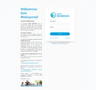 Kleine Seitenvorschau von meine.neuwoges.de