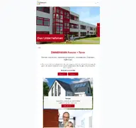 Kleine Seitenvorschau von zimmermann-fenster.de