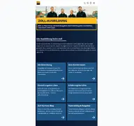 Kleine Seitenvorschau von zoll-ausbildung.de