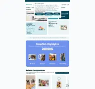 Kleine Seitenvorschau von snapfish.de