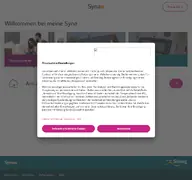 Kleine Seitenvorschau von meine.syna.de