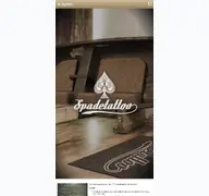 Kleine Seitenvorschau von spadetattoo.de